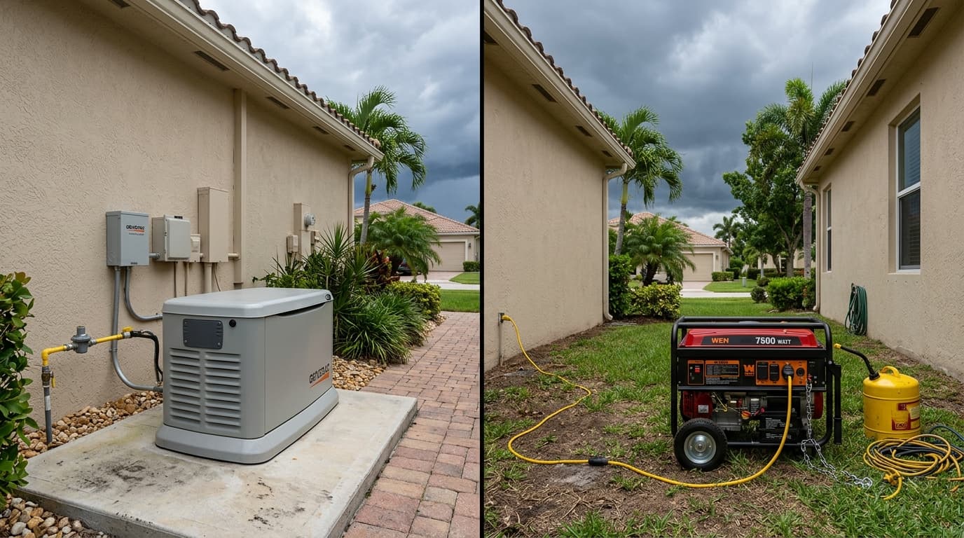 Standby vs. Portable Generators for Florida Hurricane Season