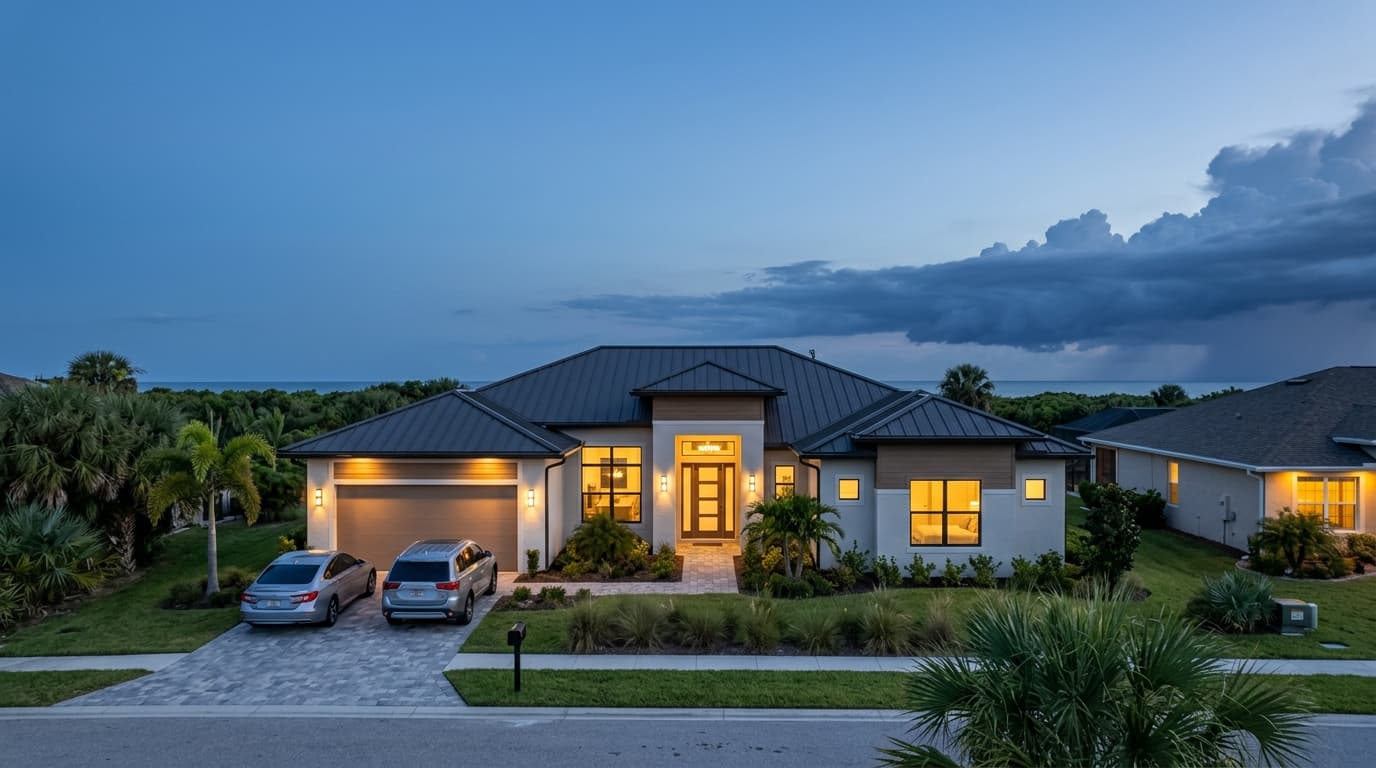 Whole-home standby generator installation